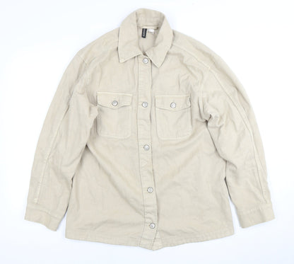 Mens UK Size S H&M Beige Basic Jacket