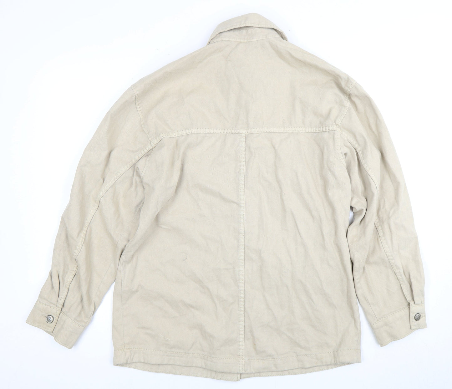Mens UK Size S H&M Beige Basic Jacket
