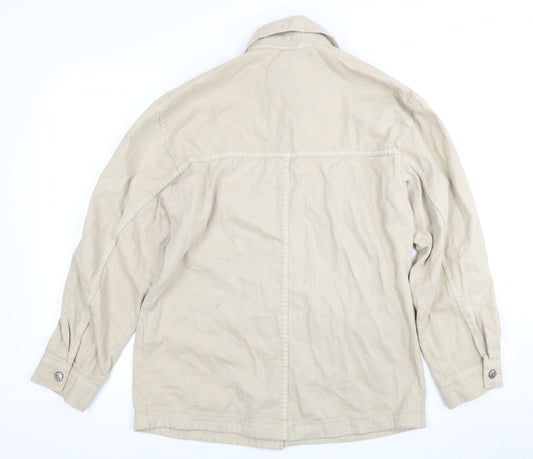 Mens UK Size S H&M Beige Basic Jacket