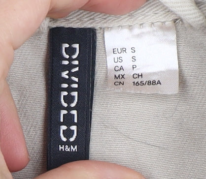 Mens UK Size S H&M Beige Basic Jacket