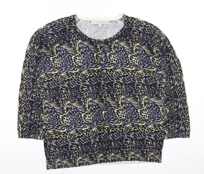 Womens UK Size L John Lewis Multicoloured Cardigan Jumper