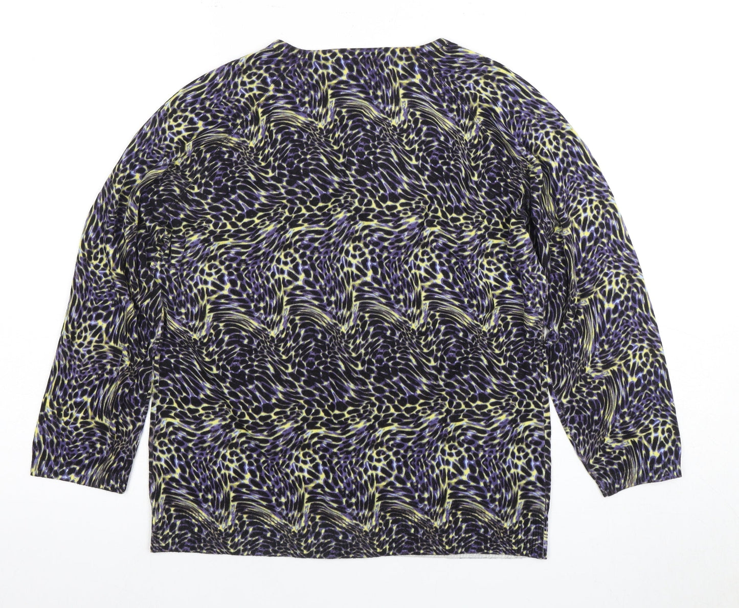 Womens UK Size L John Lewis Multicoloured Cardigan Jumper