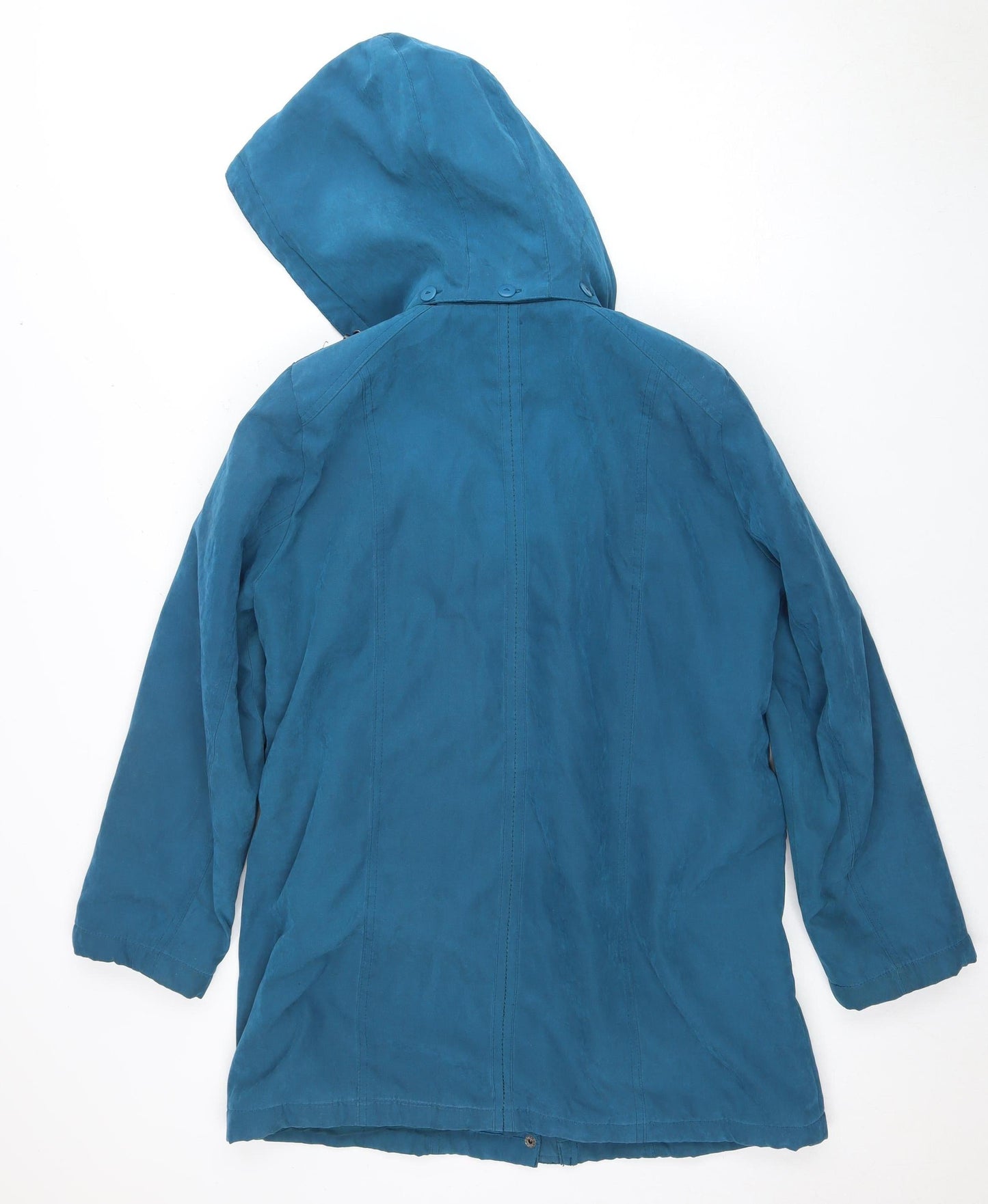 Womens UK Size S Bm Collection Blue Parka Coat
