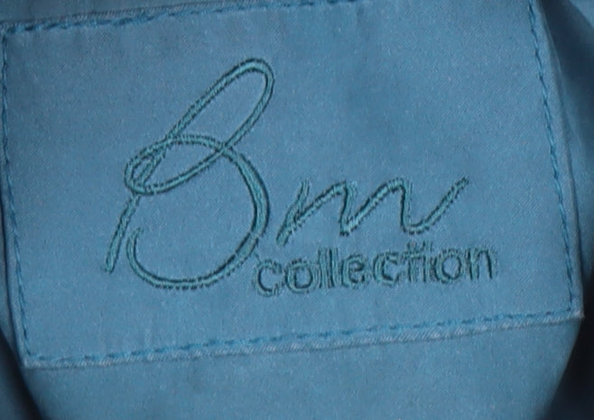 Womens UK Size S Bm Collection Blue Parka Coat