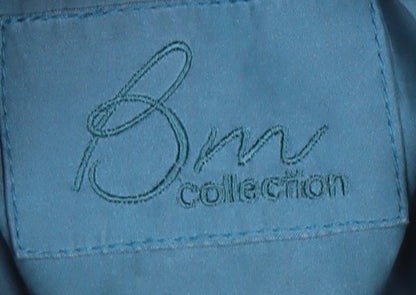 Womens UK Size S Bm Collection Blue Parka Coat
