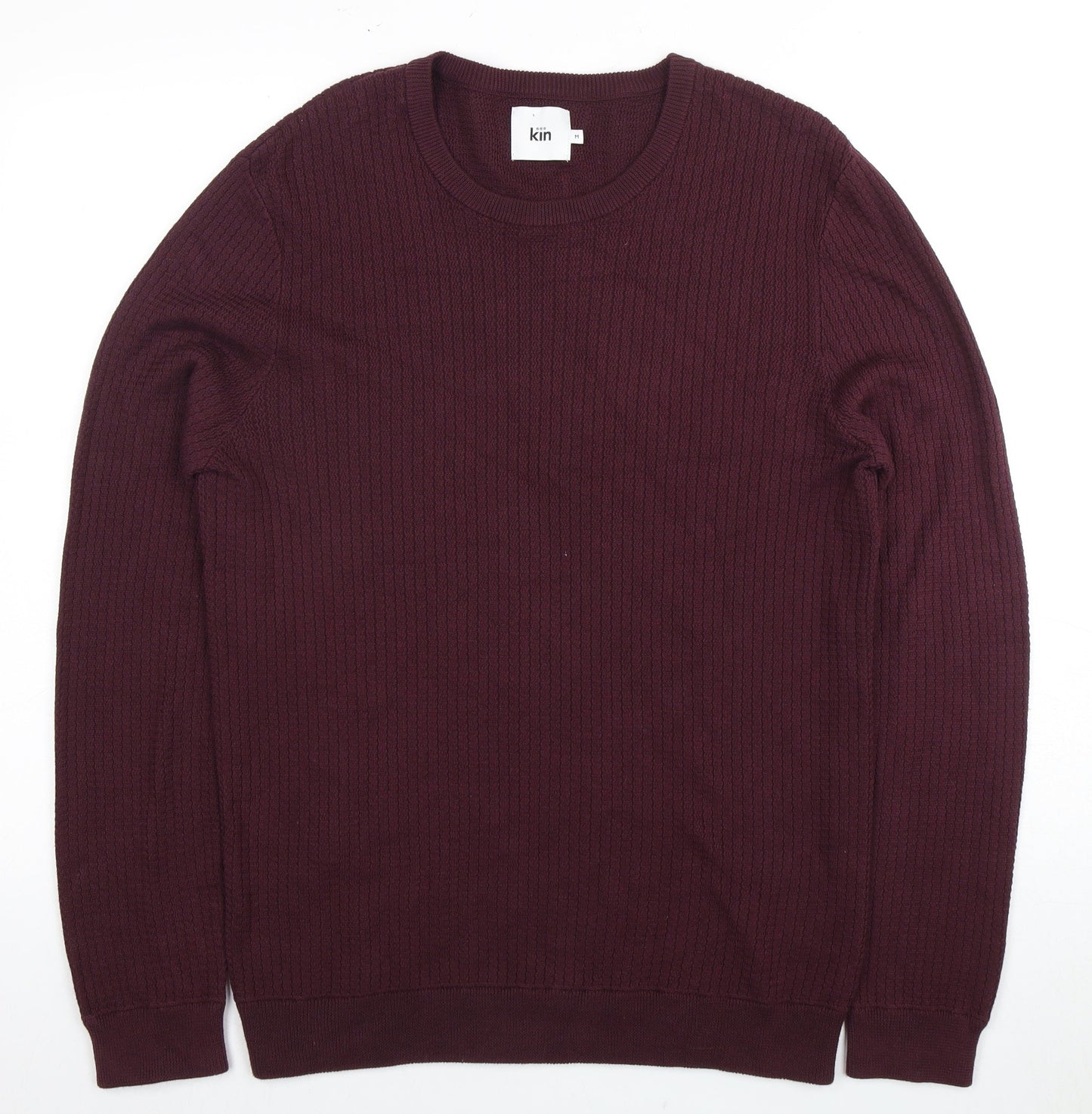 Kin Men's Purple M Pullover Jumper, Cotton