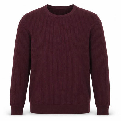Front view of Kin Men's Purple M jumper, Cotton