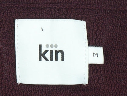 Kin Men's Purple M Pullover Jumper, Cotton