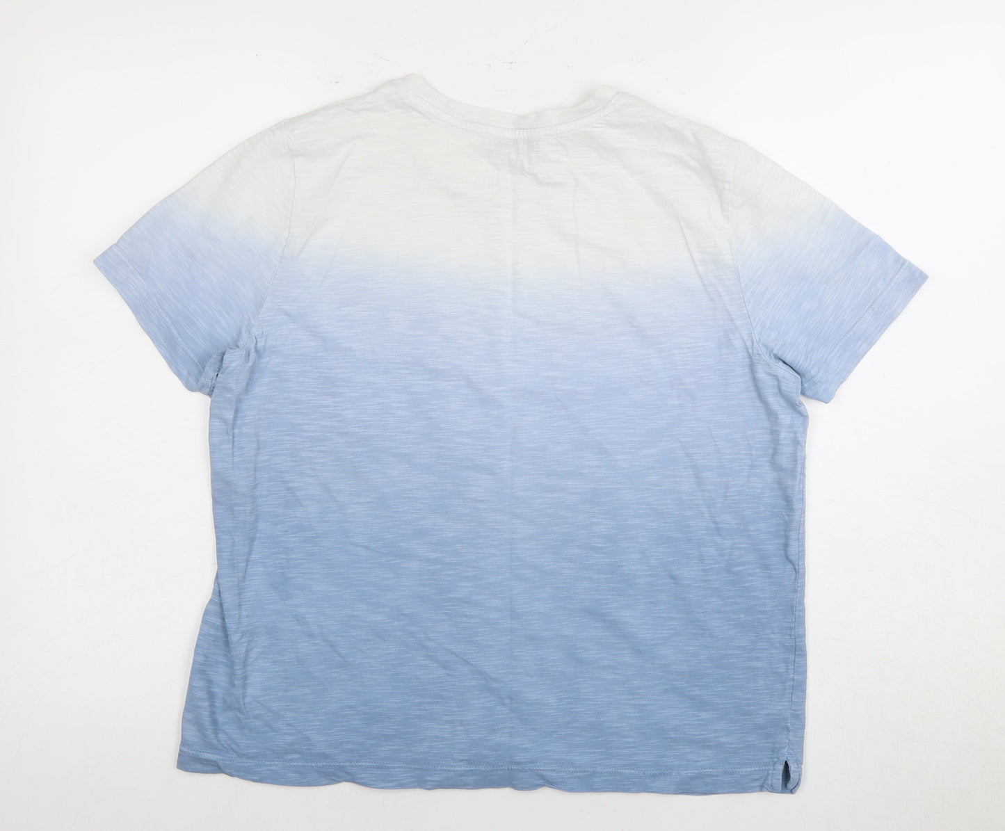 Womens UK Size 12 Marks and Spencer Blue Basic T-Shirt