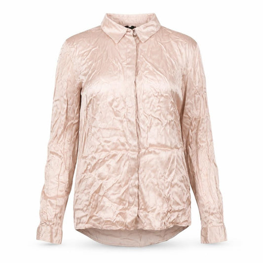 Womens UK Size 8 Zara Basic Pink Basic Blouse