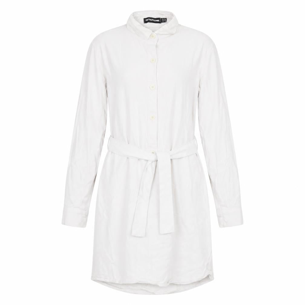 PrettyLittleThing Women's White Shirt Dress Size 10