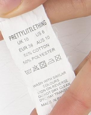 PrettyLittleThing Women's White Shirt Dress Size 10