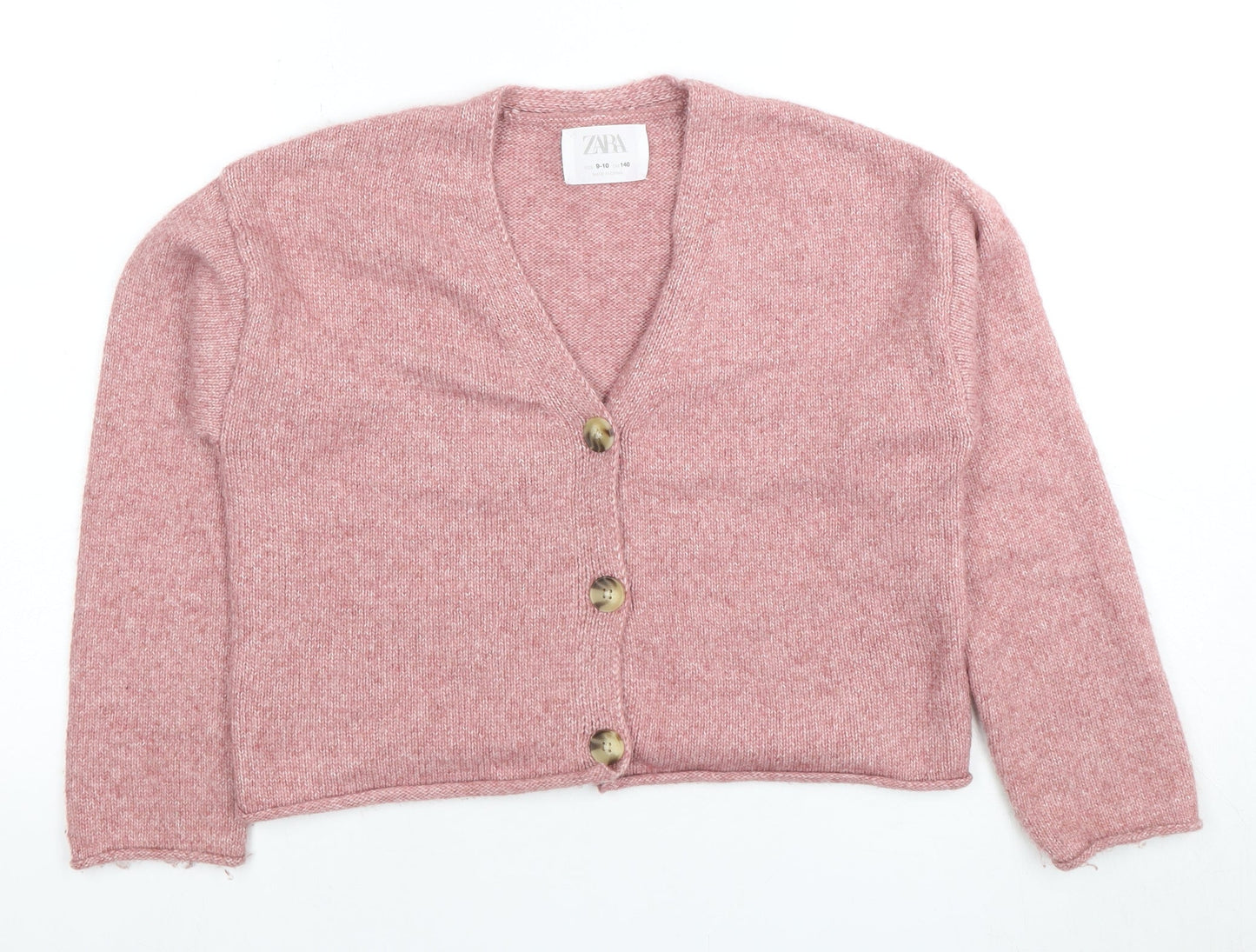 Teens UK Size 10 Slim Zara Pink Cardigan Jumper