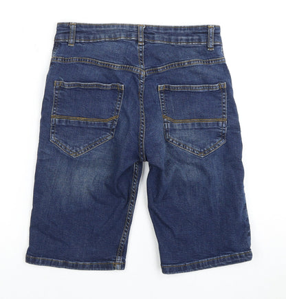 Denim Co. Men's Blue Slim Fit Shorts - Size 28