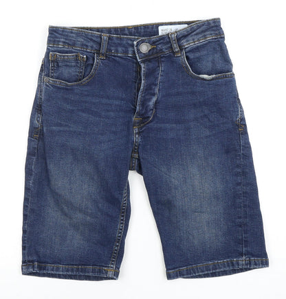 Denim Co. Men's Blue Slim Fit Shorts - Size 28