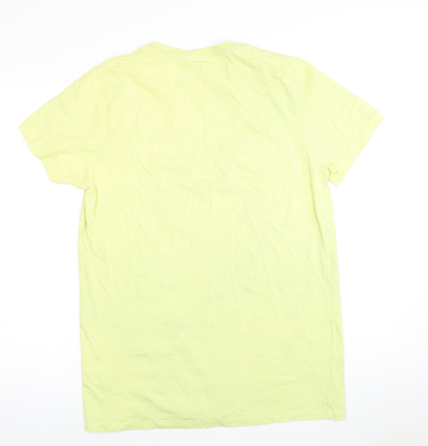 Alpha R One Men's Yellow XL City Graphic T-Shirt