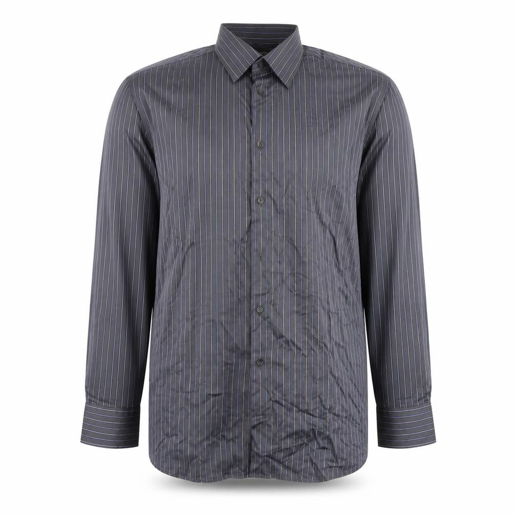 Mens UK Collar Size 43 Marks and Spencer Smart Black  Dress Shirt