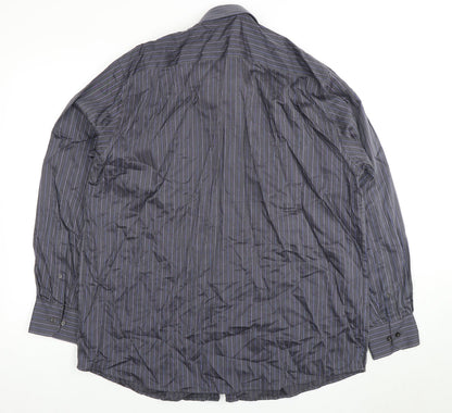Mens UK Collar Size 43 Marks and Spencer Smart Black  Dress Shirt