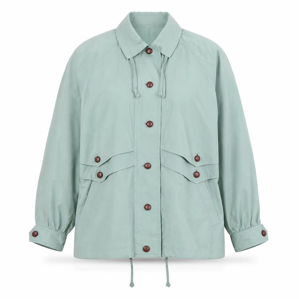 Womens UK Size 16 C&A Green Basic Jacket