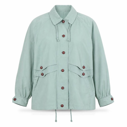 Womens UK Size 16 C&A Green Basic Jacket