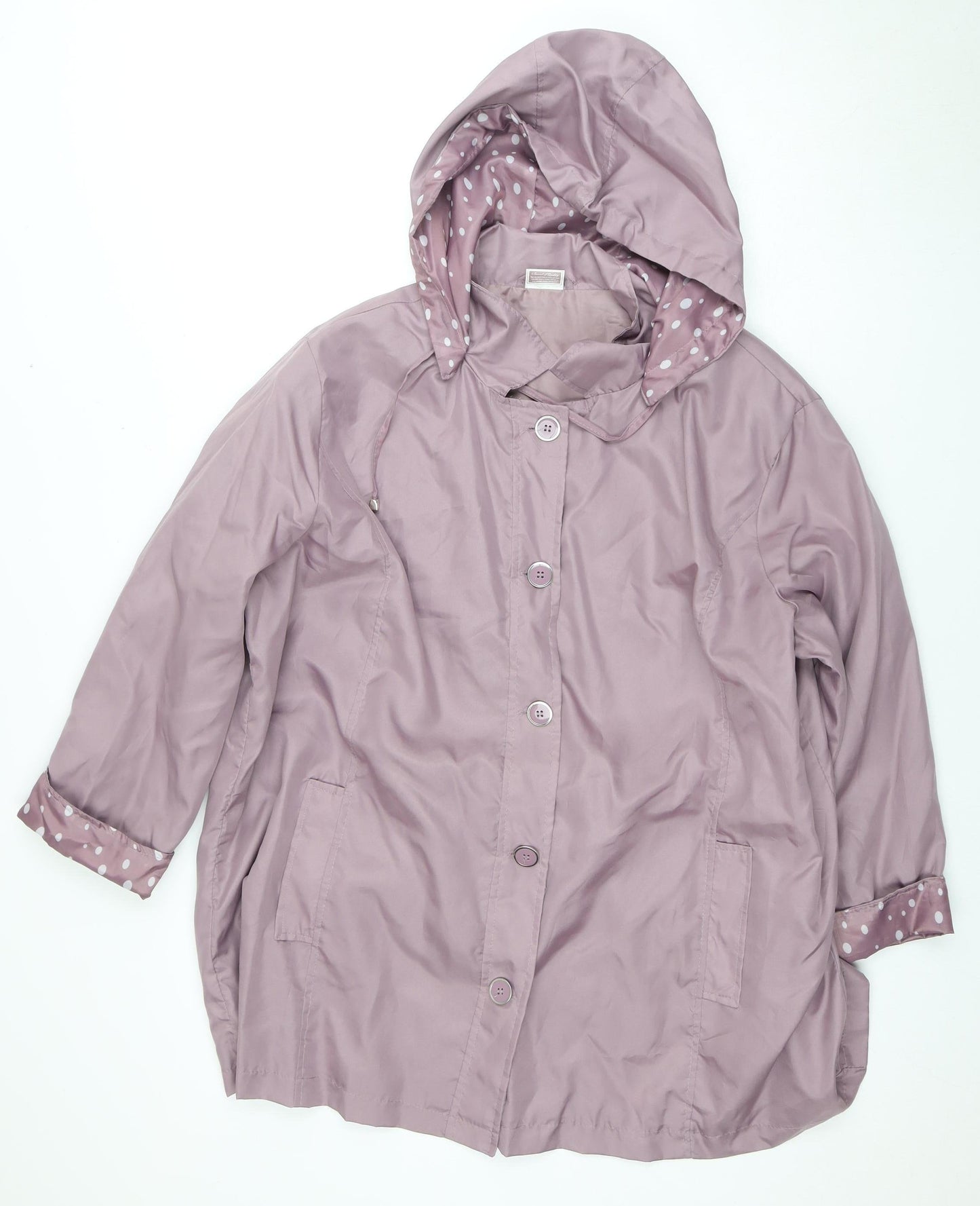 Womens UK Size XL Anne De Lançay Purple Basic Jacket