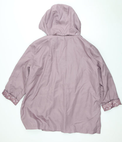 Womens UK Size XL Anne De Lançay Purple Basic Jacket