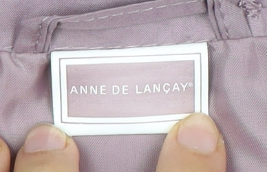 Womens UK Size XL Anne De Lançay Purple Basic Jacket