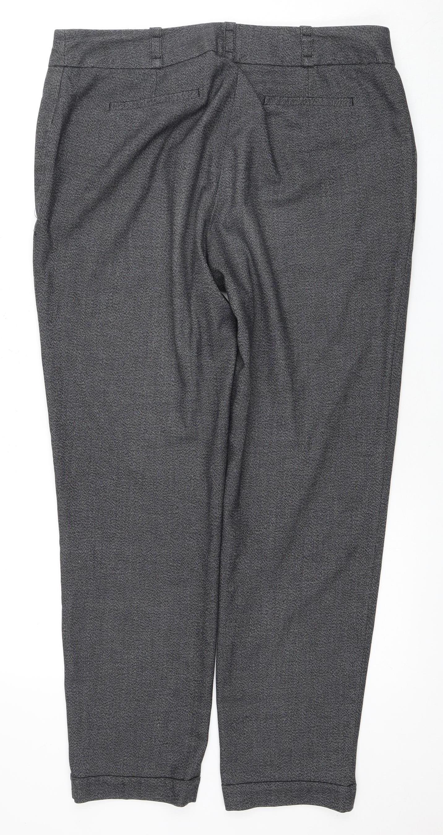 Womens UK Size 14 NEXT Regular Fit  Grey Trousers