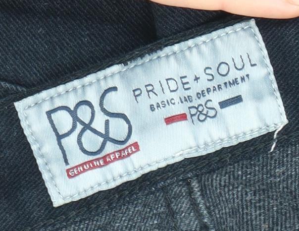 Pride + Soul Unisex Black Straight Jeans 34W 34L