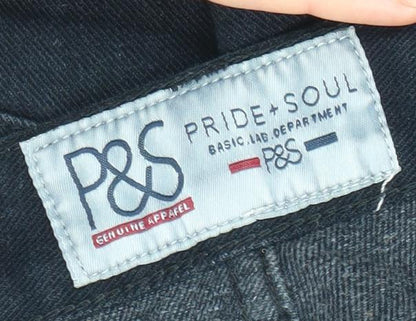 Pride + Soul Unisex Black Straight Jeans 34W 34L