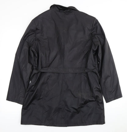 Womens UK Size 14 Joie de Vivre Black Basic Jacket