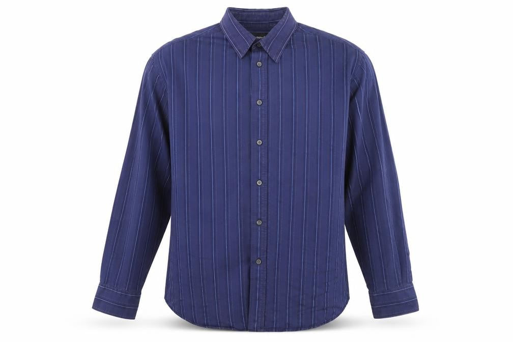 Mens UK Collar Size L Marks and Spencer Smart Blue  Dress Shirt
