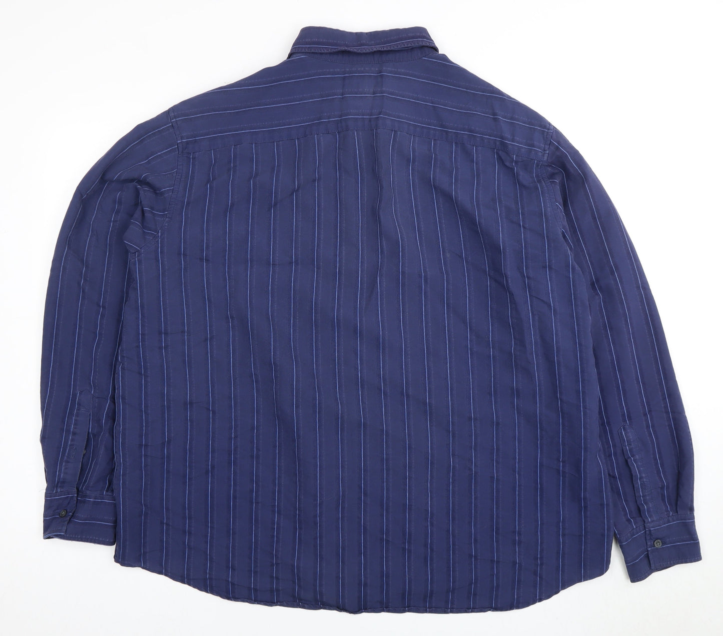 Mens UK Collar Size L Marks and Spencer Smart Blue  Dress Shirt