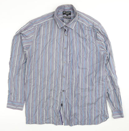 Mens UK Collar Size L Marks and Spencer Smart Multicoloured  Dress Shirt