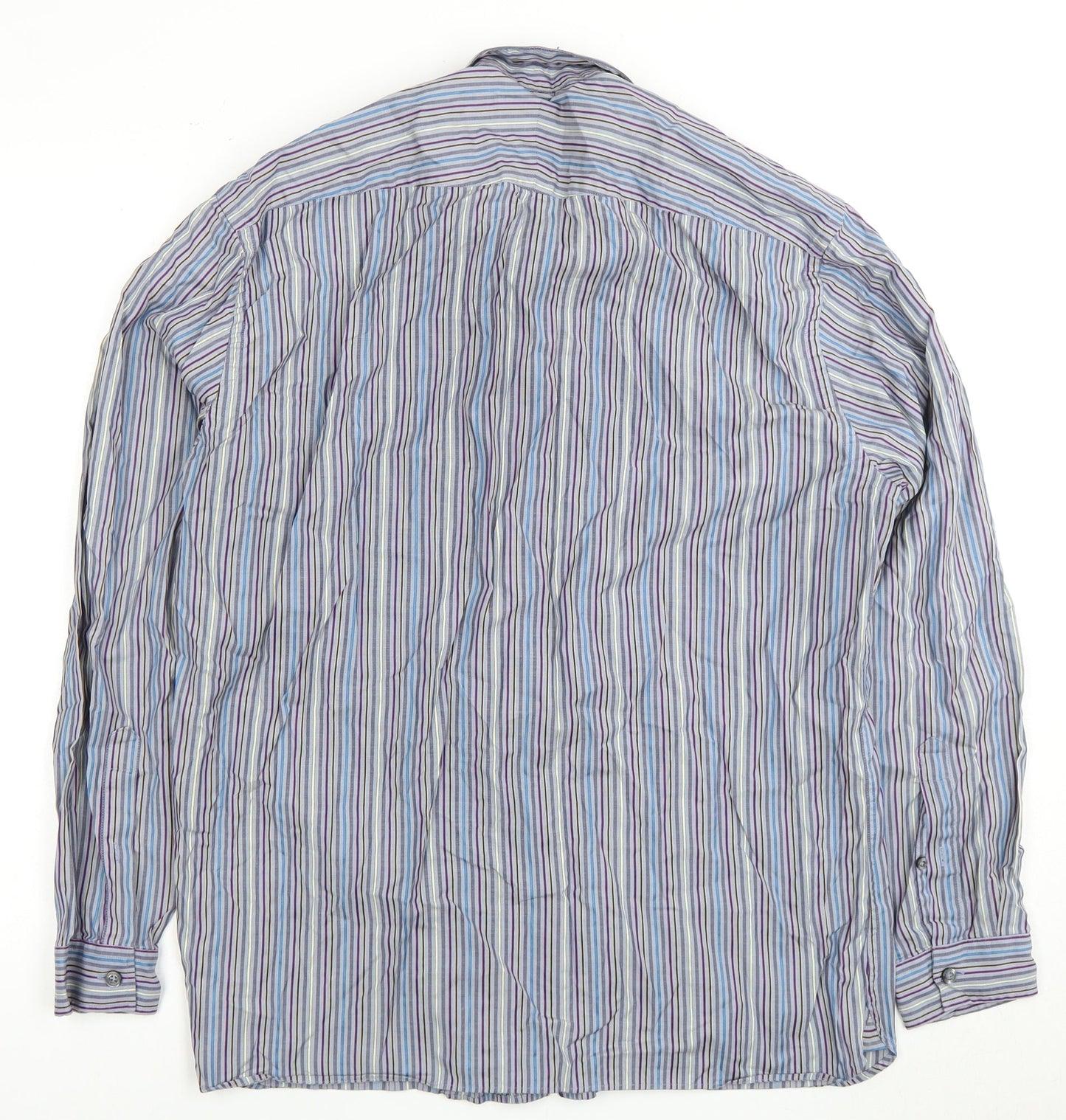 Mens UK Collar Size L Marks and Spencer Smart Multicoloured  Dress Shirt