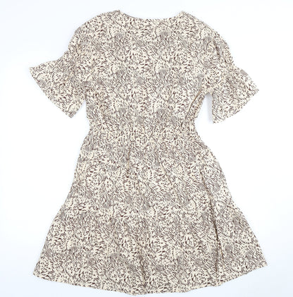 Marks and Spencer Women Brown J2 V-Neck Dress