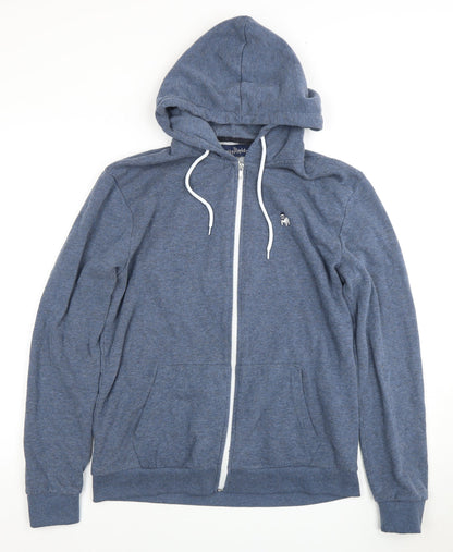 The Spitalfields Blue Full Zip Hoodie S Unisex
