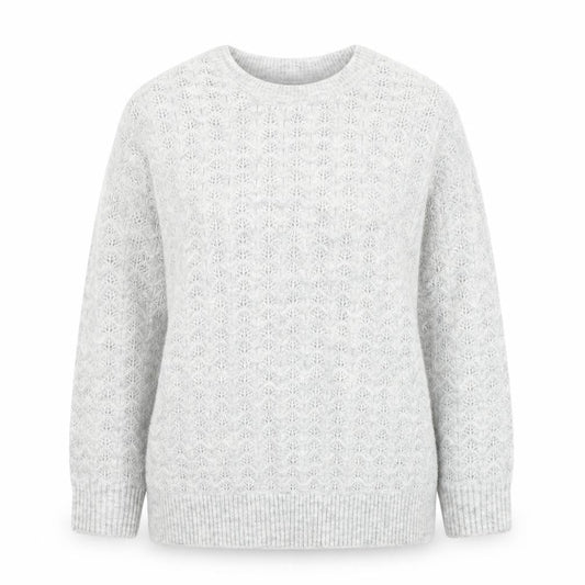 Womens UK Size M New Look Grey Pullover Jumper