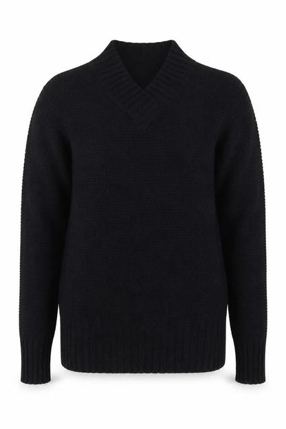 Womens UK Size XS Uniqlo Black Pullover Jumper