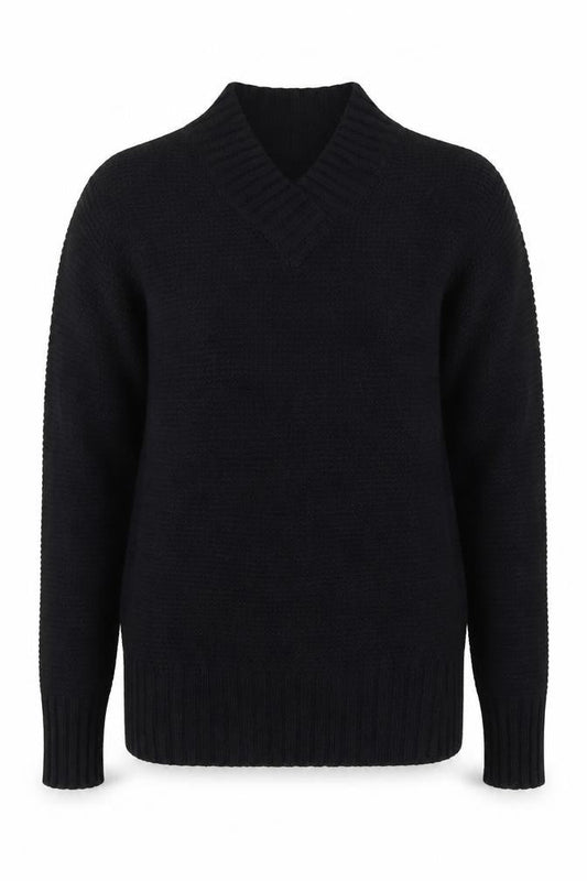 Womens UK Size XS Uniqlo Black Pullover Jumper
