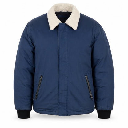 Mens UK Size L River Island Blue Bomber Jacket