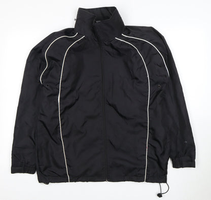 Mens UK Size M Falcon Black Basic Jacket