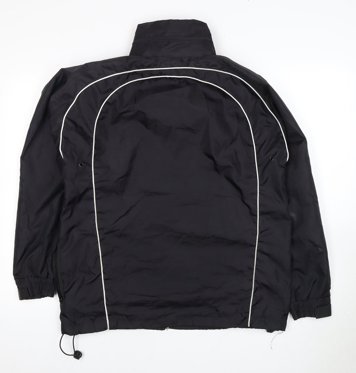 Mens UK Size M Falcon Black Basic Jacket