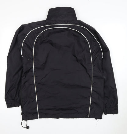 Mens UK Size M Falcon Black Basic Jacket