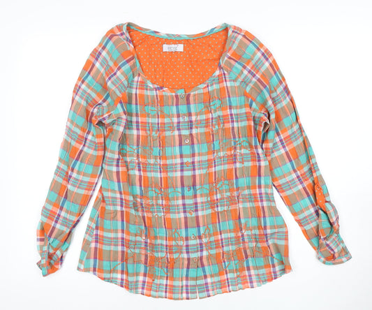 Womens UK Size 12 Marks and Spencer Multicoloured Basic Blouse