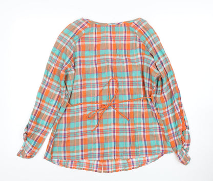 Womens UK Size 12 Marks and Spencer Multicoloured Basic Blouse