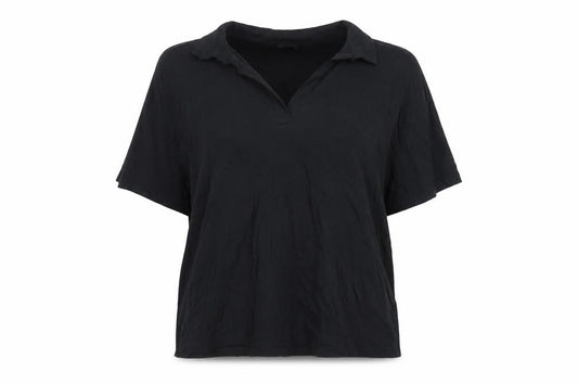 Womens UK Size 28 ASOS Black Basic Polo