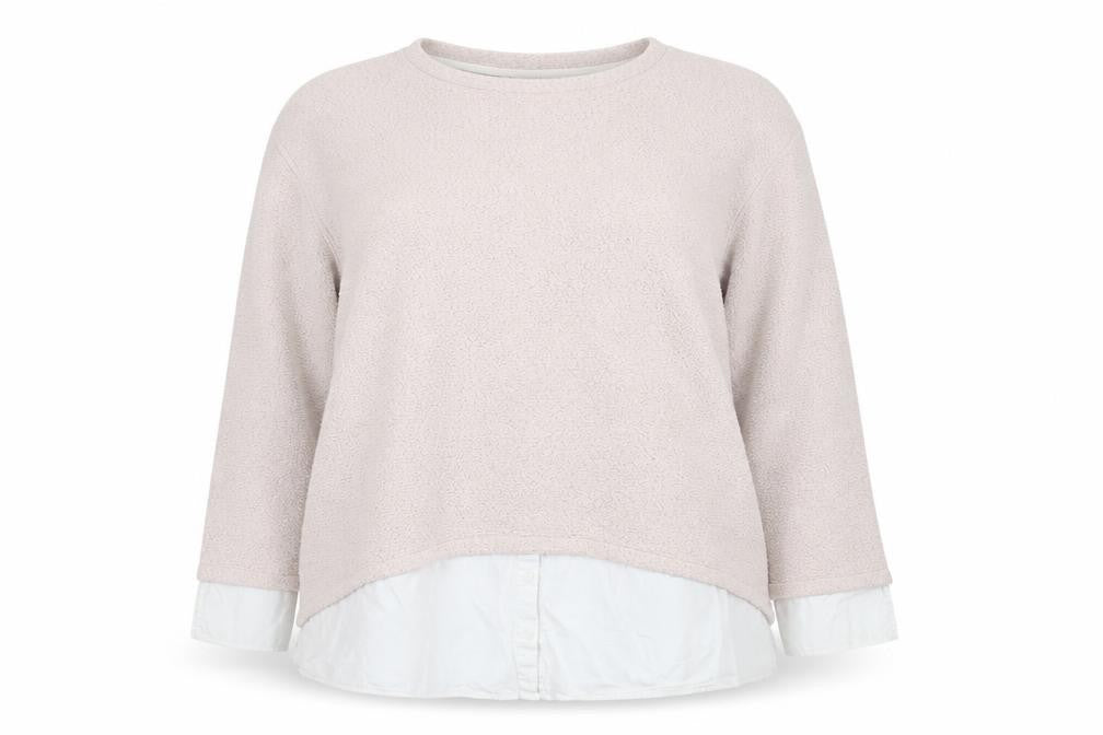 Womens UK Size UK 20 Marks and Spencer Beige Pullover Jumper