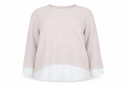 Womens UK Size UK 20 Marks and Spencer Beige Pullover Jumper