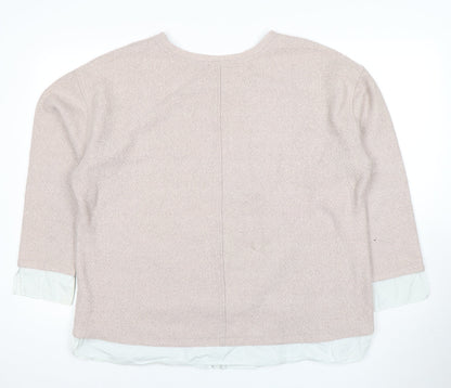 Womens UK Size UK 20 Marks and Spencer Beige Pullover Jumper